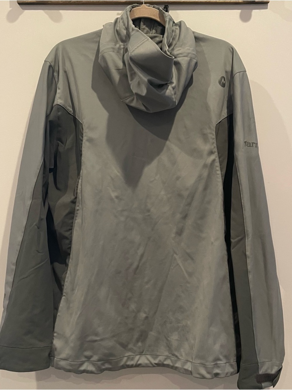 MARMOT Gore Windstopper Softshell Jacket Grey Large - Picture 6 of 9